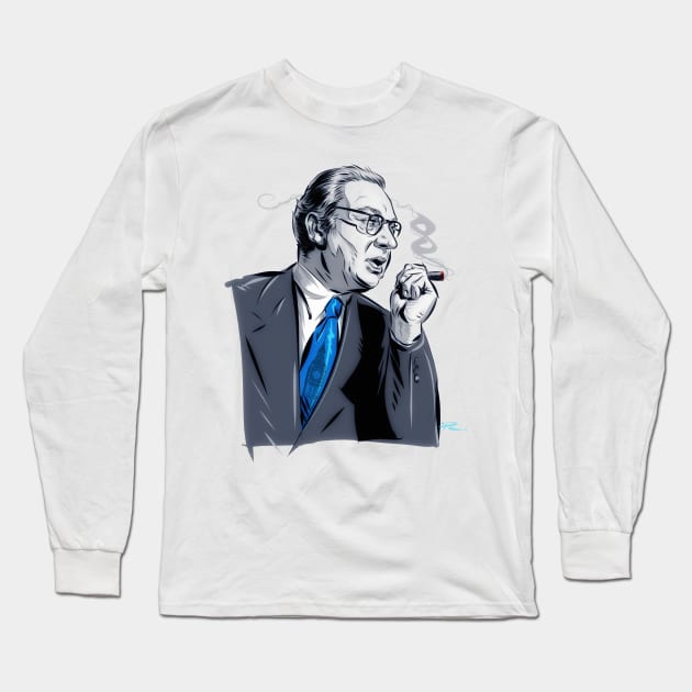 Alexander Korda - An illustration by Paul Cemmick Long Sleeve T-Shirt by PLAYDIGITAL2020